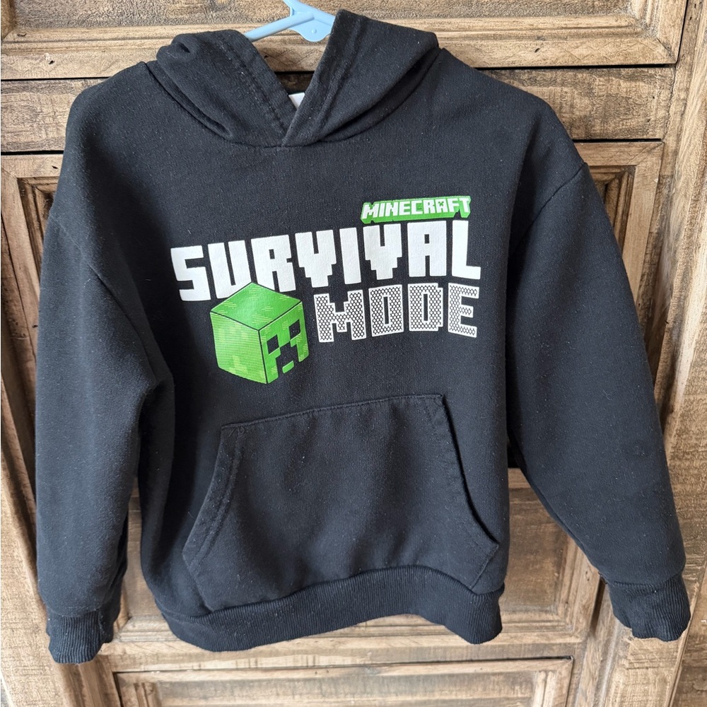 Minecraft Survival Mode Black Hoodie